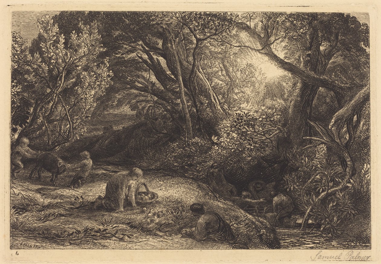 Livets morgen af Samuel Palmer
