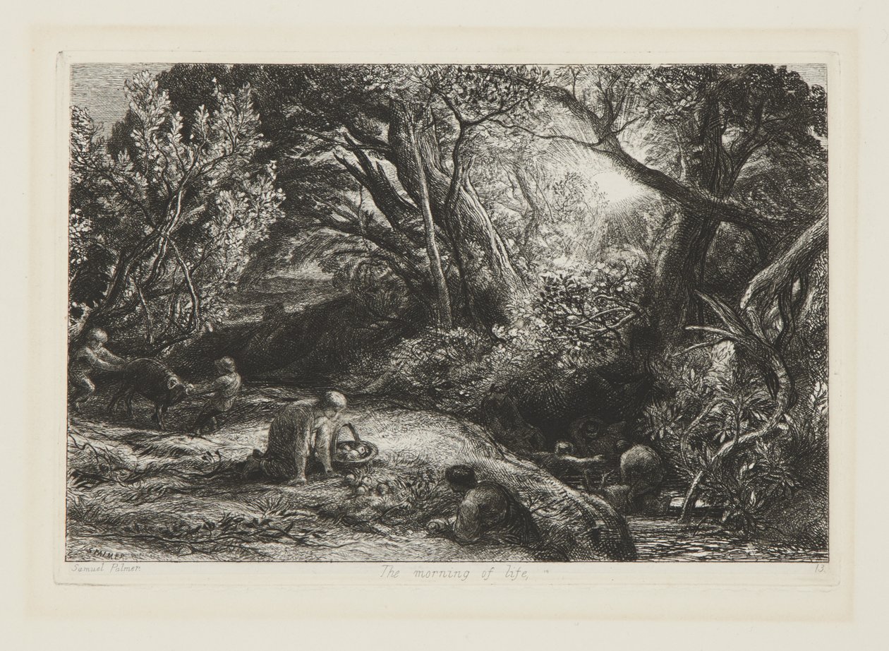 Livets morgen af Samuel Palmer