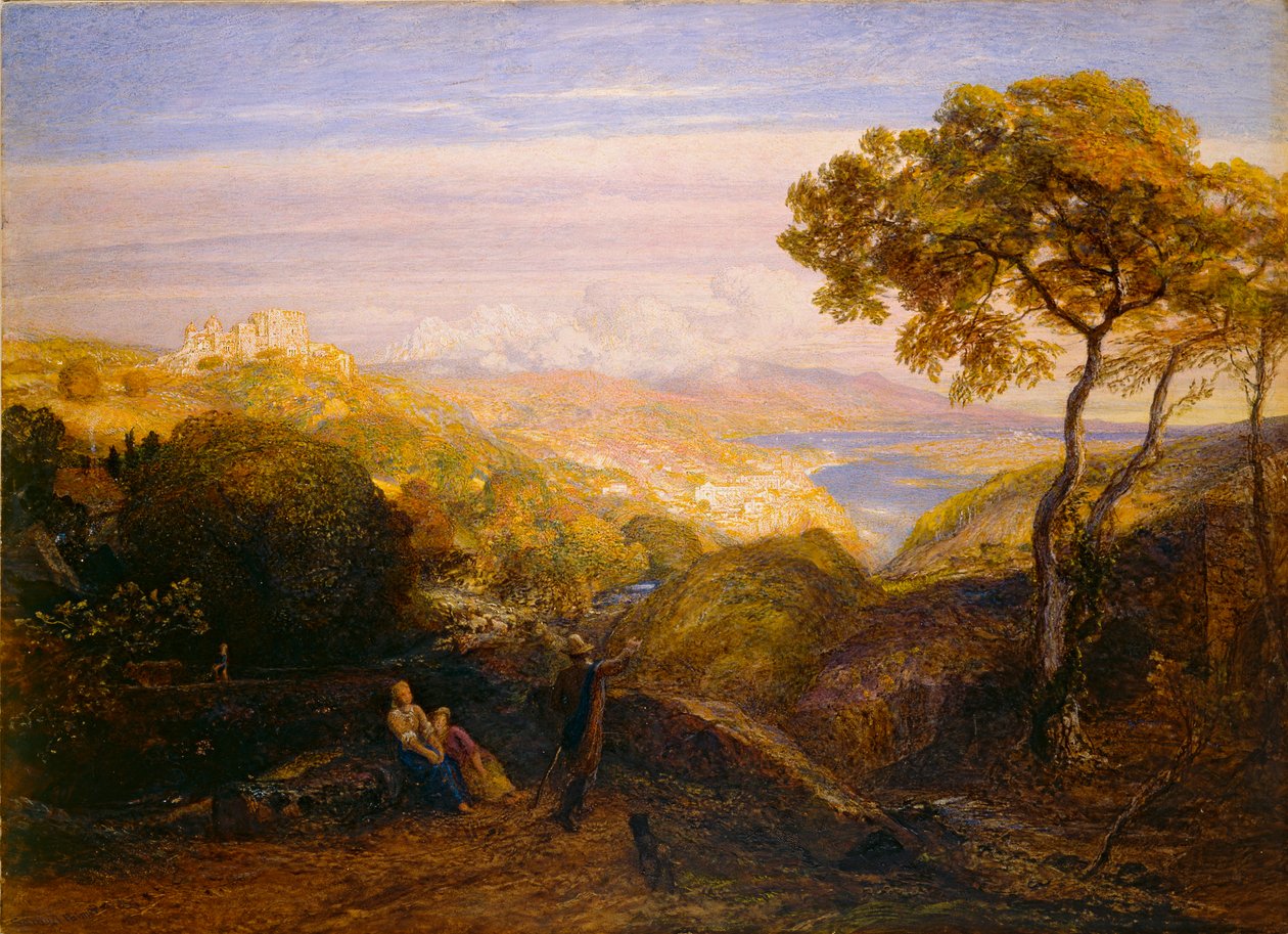 Udsigten, 1864-1881 af Samuel Palmer