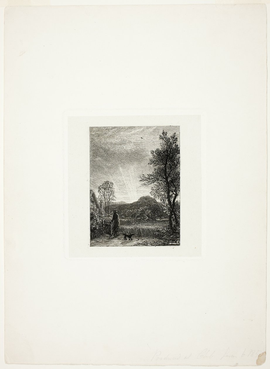 Sanglærken af Samuel Palmer