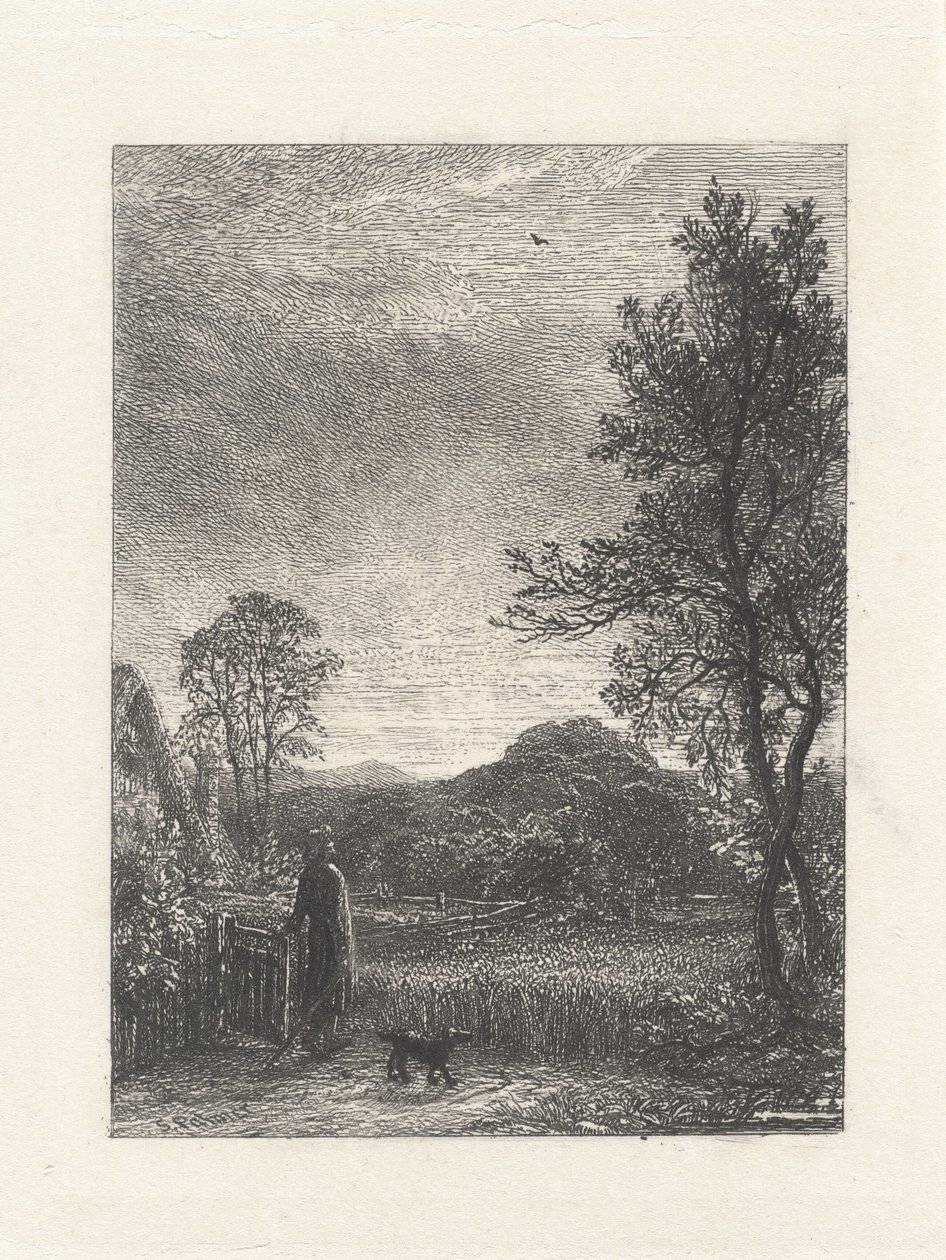 Sanglærken af Samuel Palmer