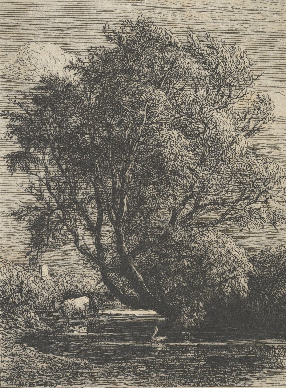 Pilen, 1850. af Samuel Palmer