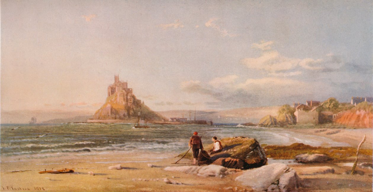 St. Michaels Mount, Cornwall, 1878 af Samuel Phillips Jackson