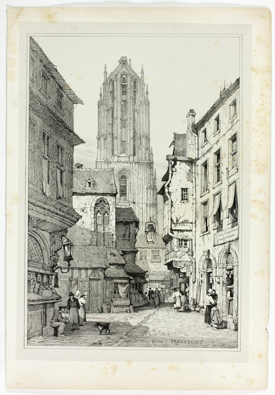 Dome Frankfurt af Samuel Prout