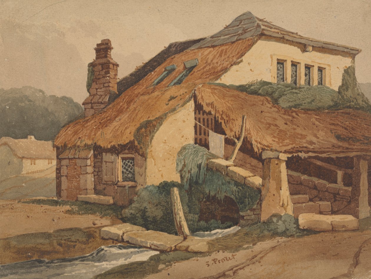 Kingsteignton, Devon af Samuel Prout