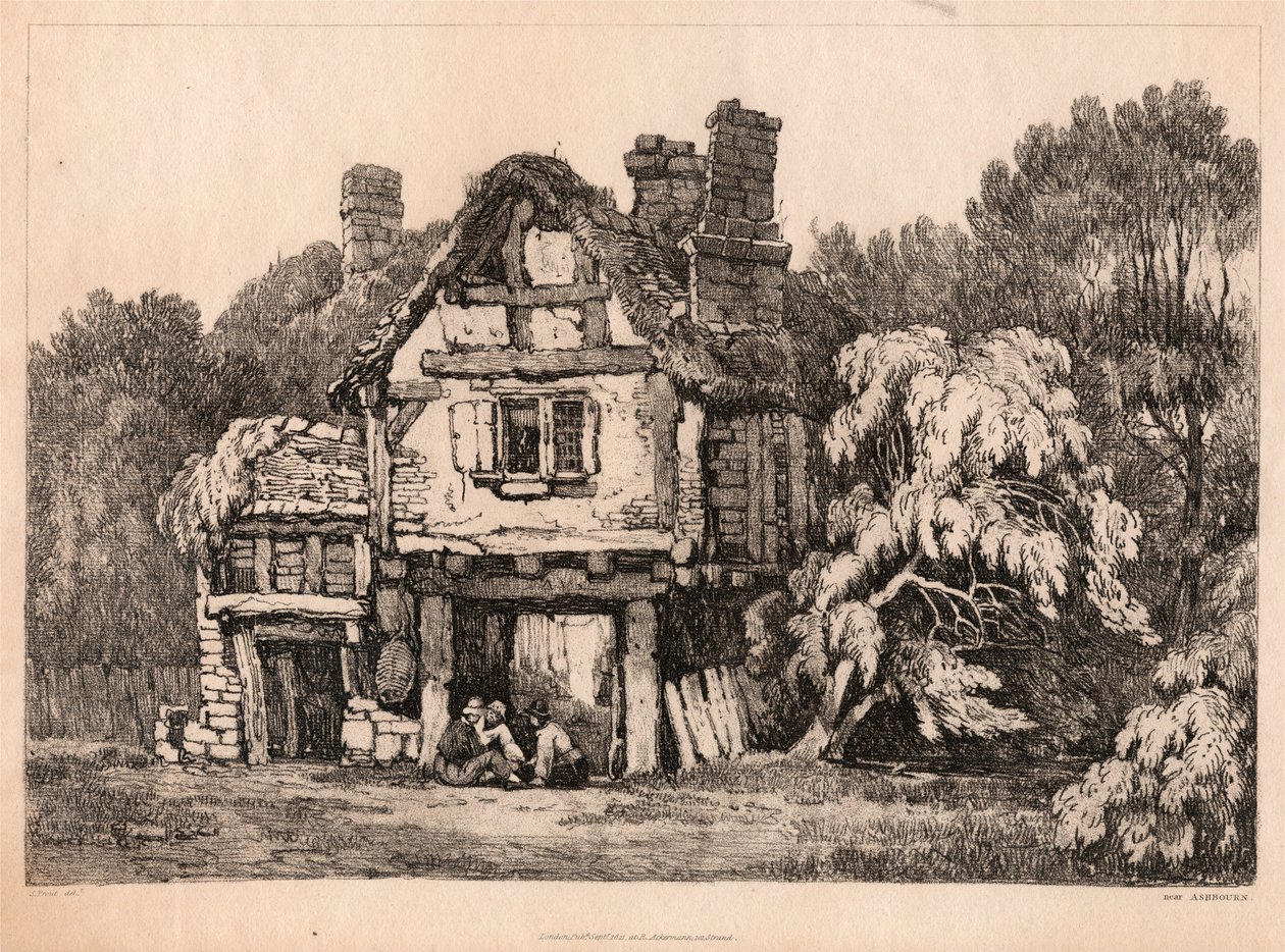 Nær Ashbourn af Samuel Prout