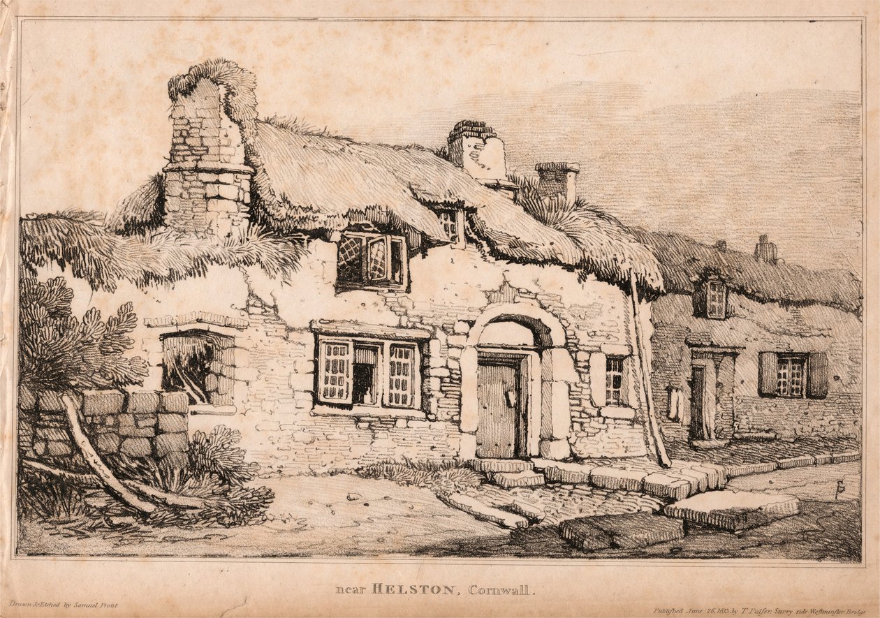 Nær Helston, Cornwall af Samuel Prout