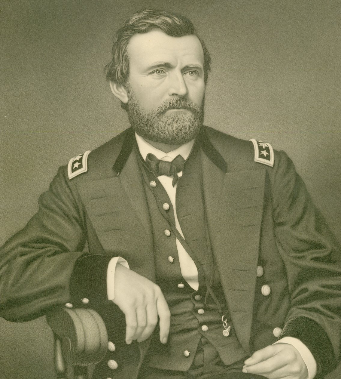 General Ulysses S. Grant (beskåret) af Samuel Sartain