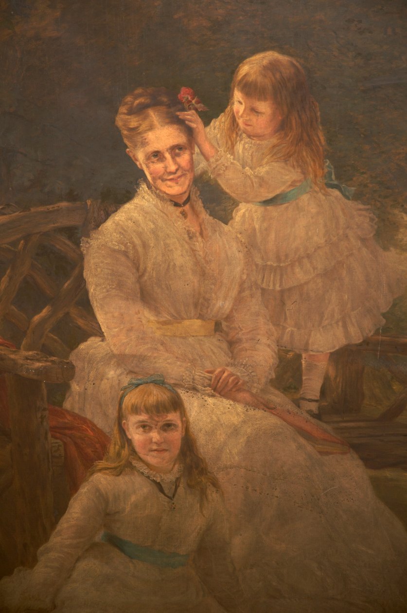 Familiegruppe, ca. 1875-95 af Samuel Sidley
