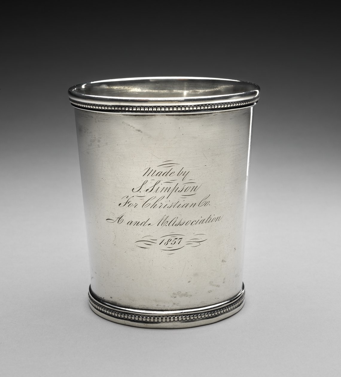 Tumler, ca. 1857 (sølv) af Samuel Simpson