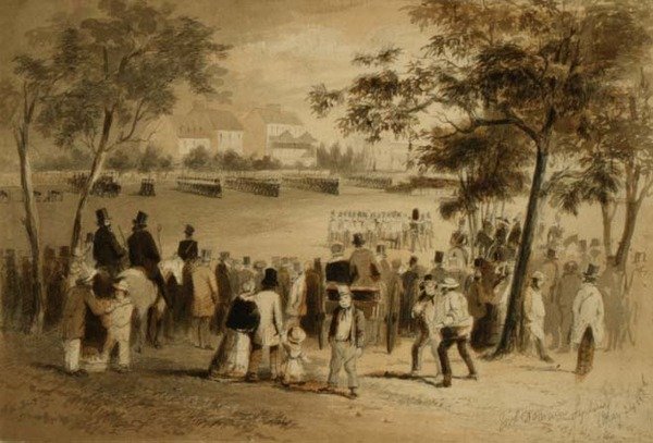 Government Domain, Sydney af Samuel Thomas Gill