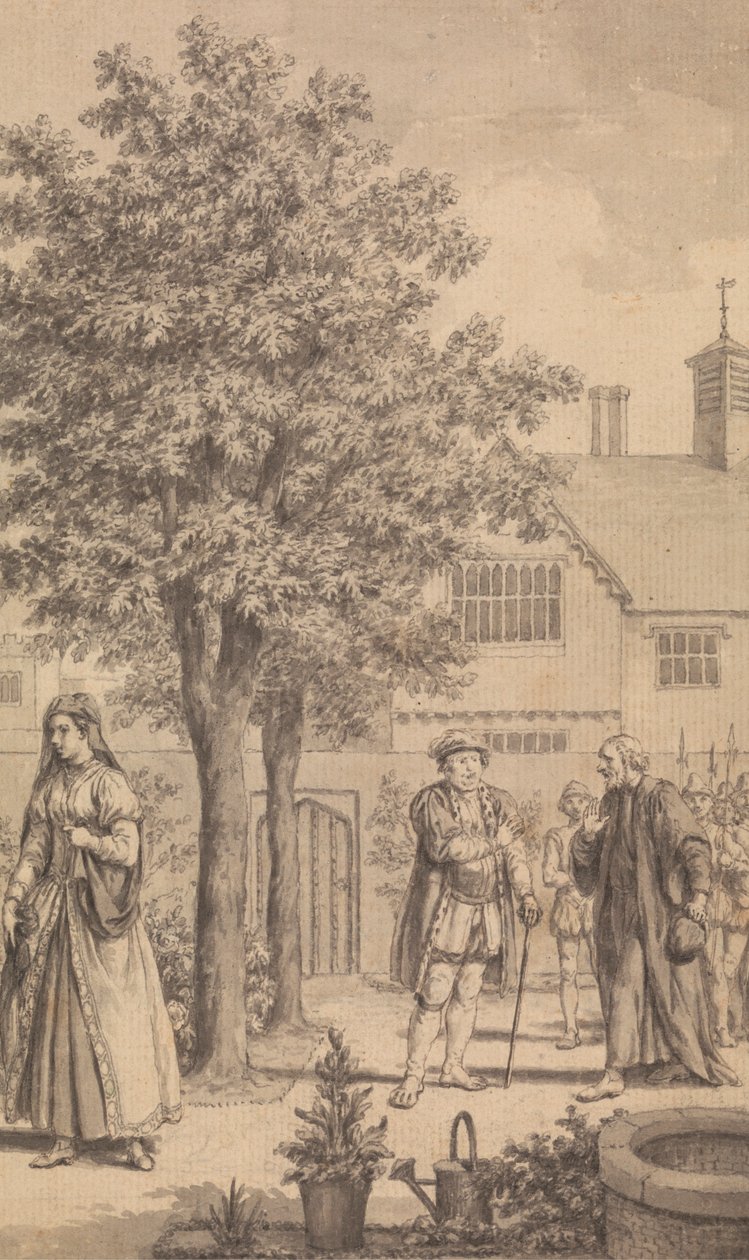 Catherine Parr, Henry VIII og biskop Gardner af Samuel Wale
