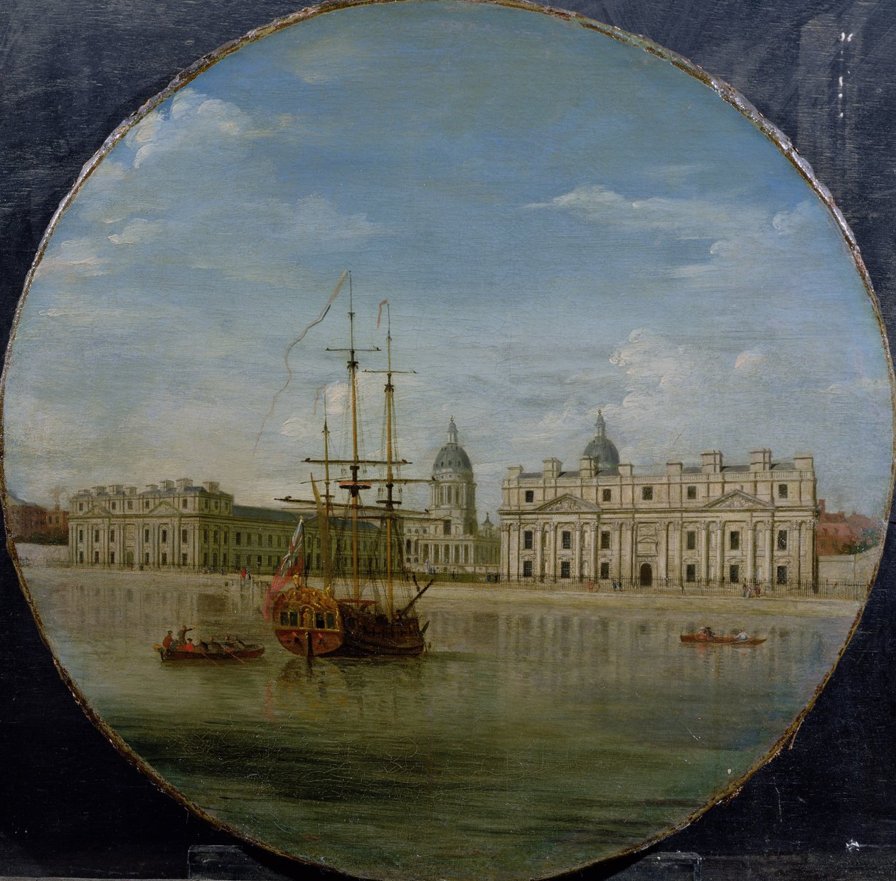 Greenwich Hospital fra floden, 1748 af Samuel Wale