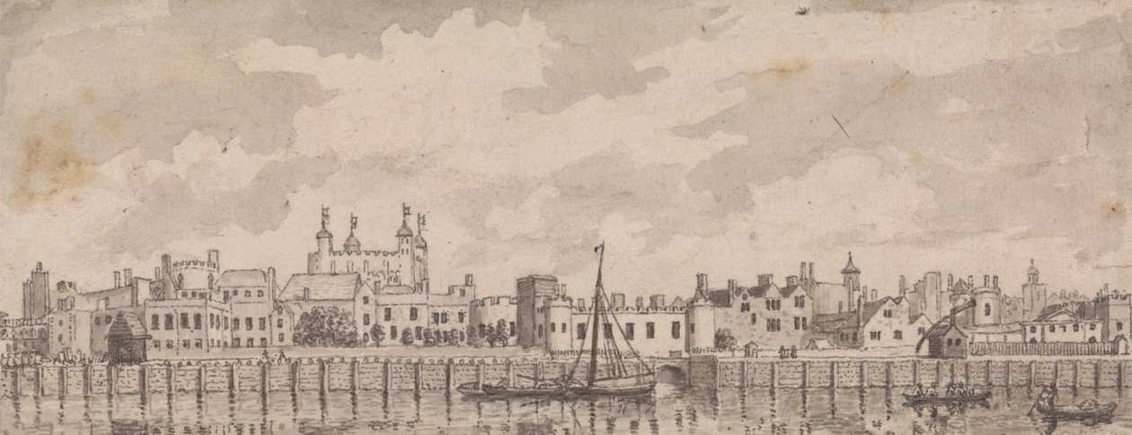 The Tower of London af Samuel Wale