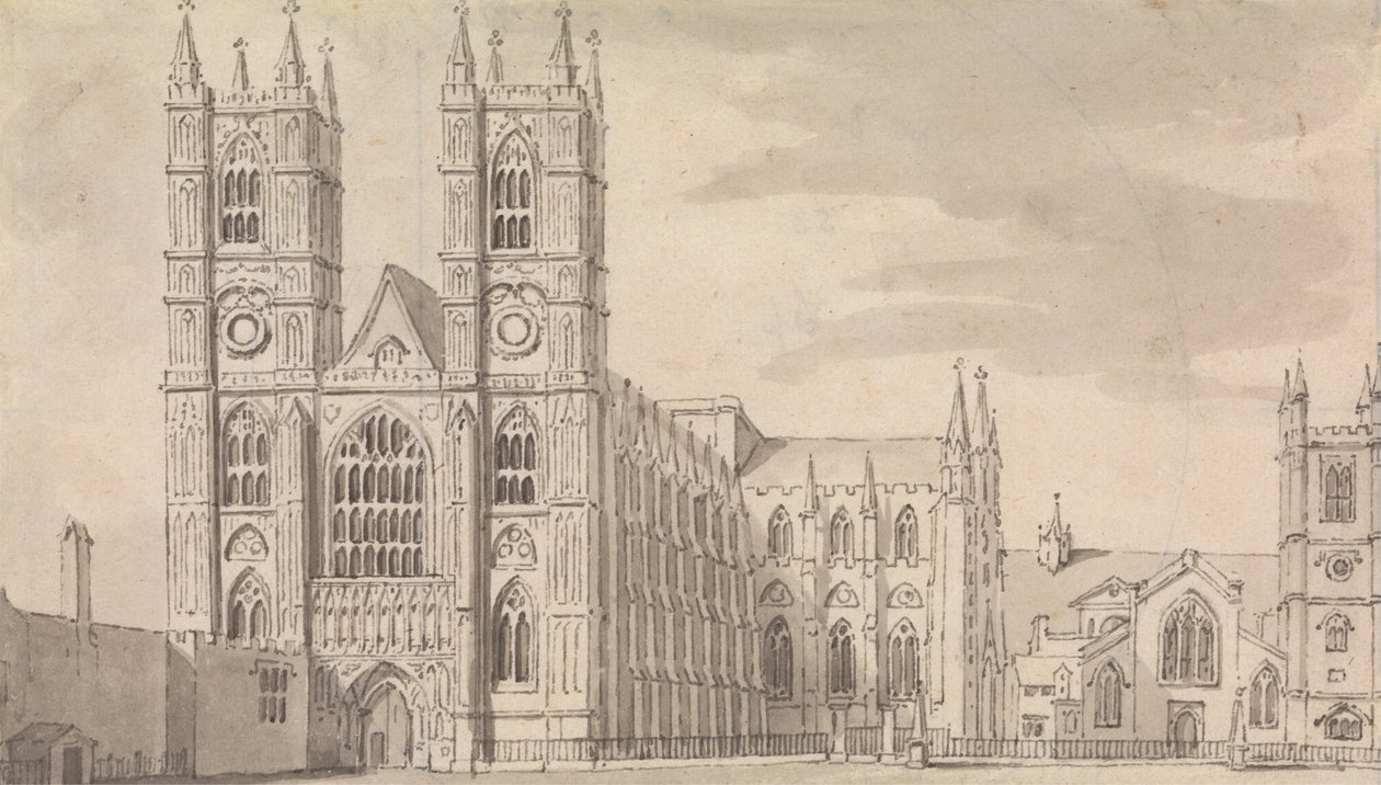 Westminster Abbey af Samuel Wale