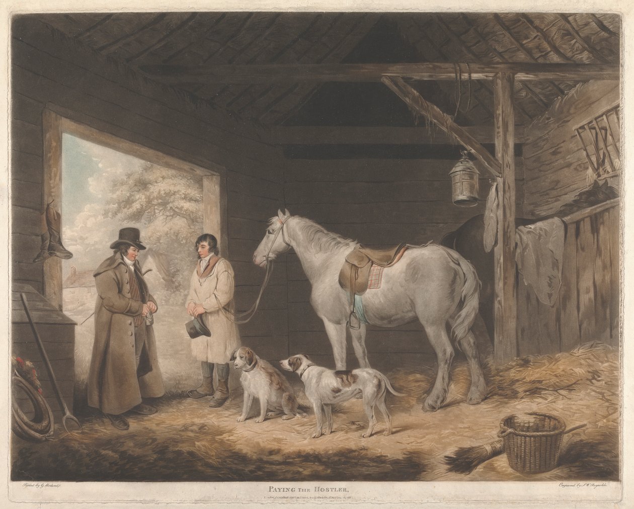 Lystfiskeri: At betale Hostler af Samuel William Reynolds