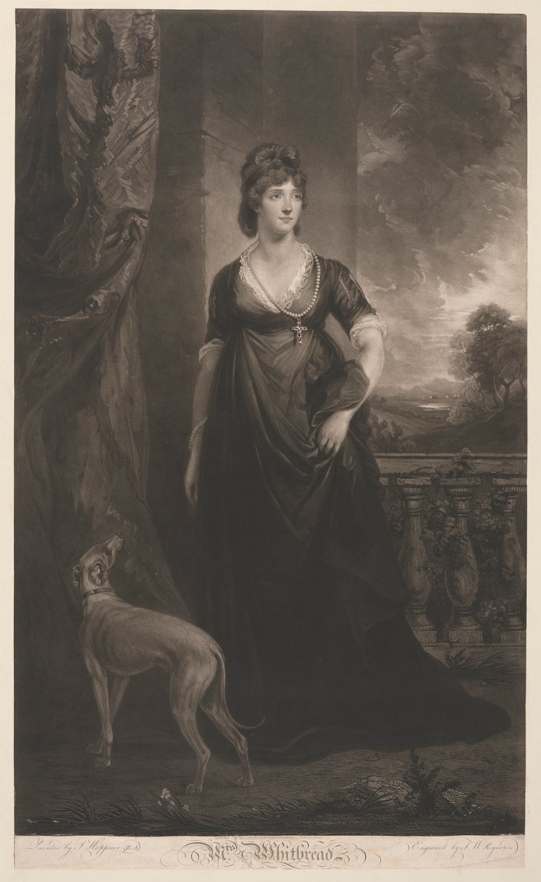 Fru Whitbread af Samuel William Reynolds