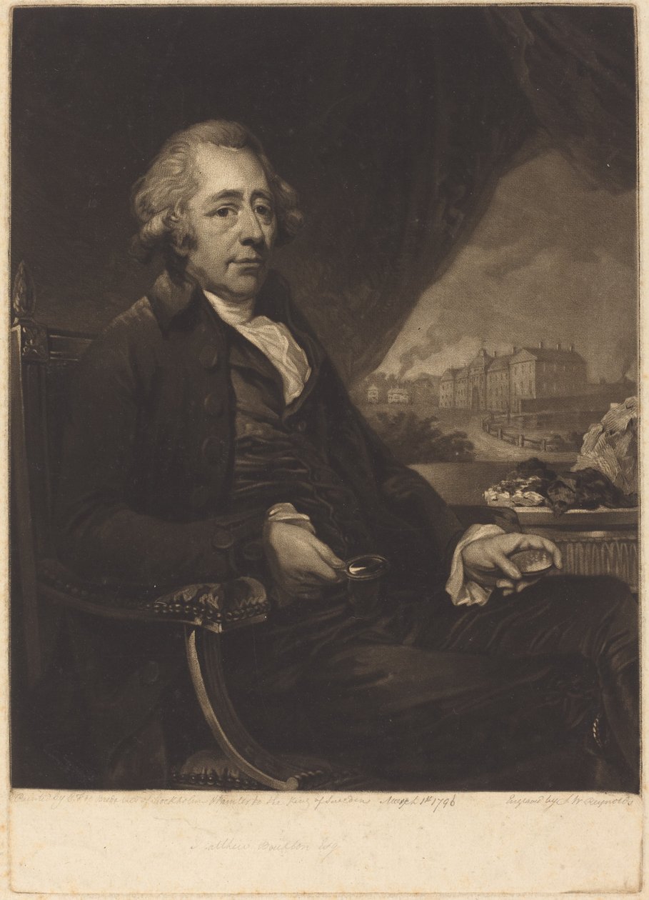 Matthew Boulton, F.R.S. af Samuel William Reynolds I