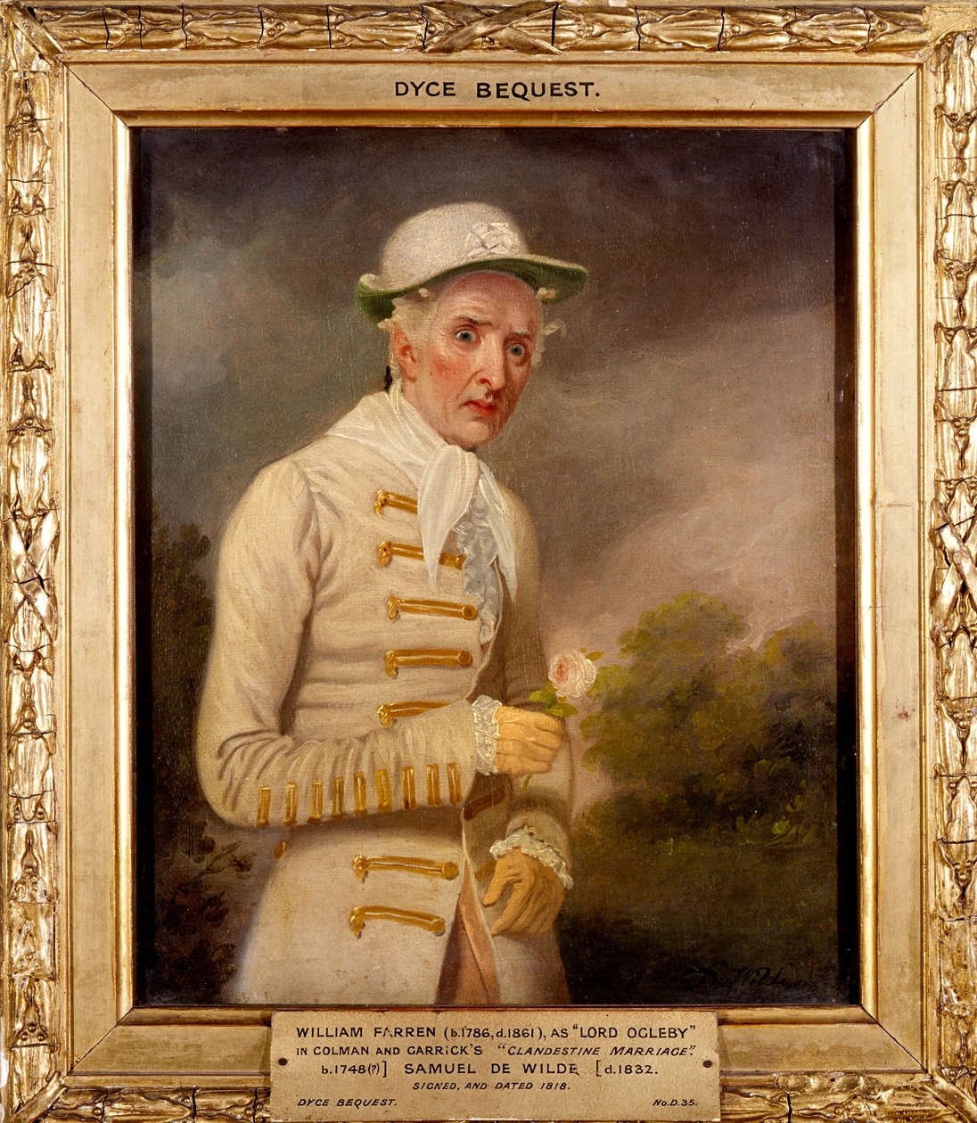 William Farren som Lord Ogleby i 