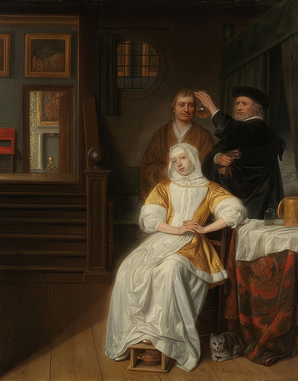 Den anæmiske dame. 1660-78 af Samuel van Hoogstraten