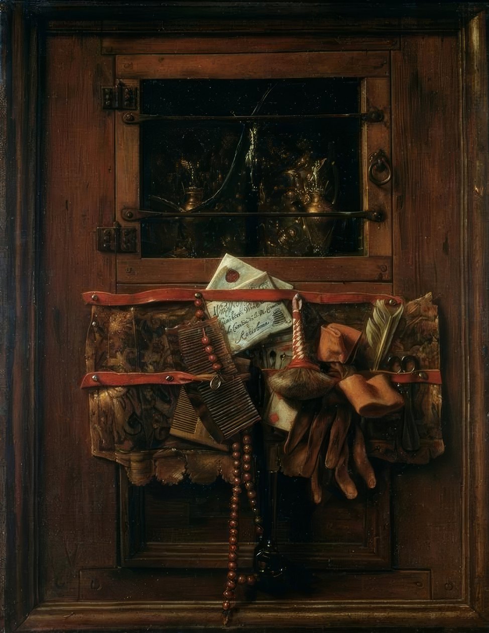Stilleben med et brev af Samuel van Hoogstraten