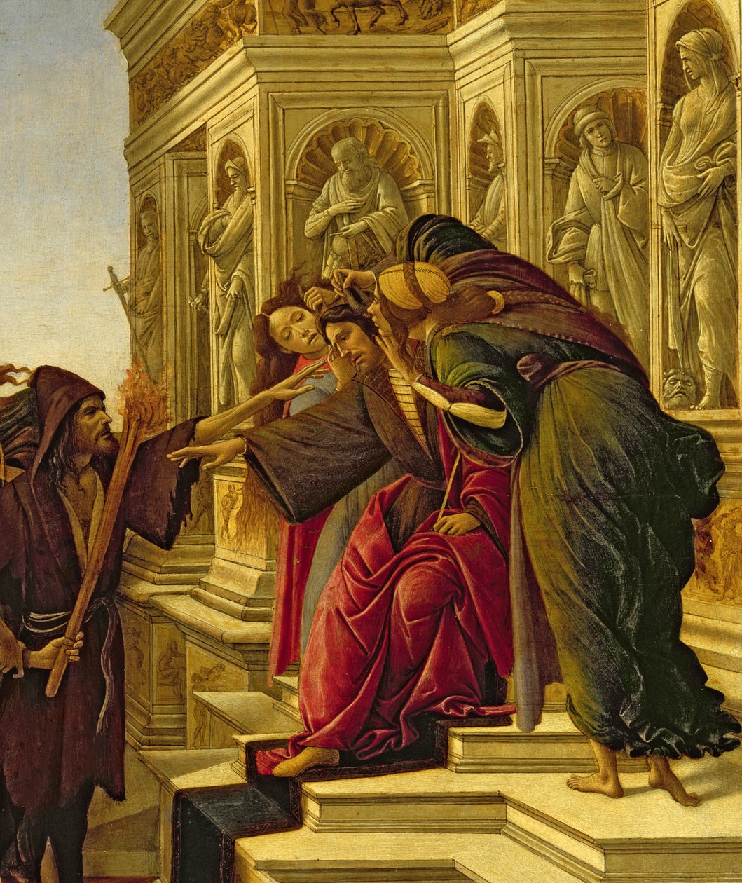 Calumny of Apelles, 1497-98 (detalje af 209275) af Sandro Botticelli