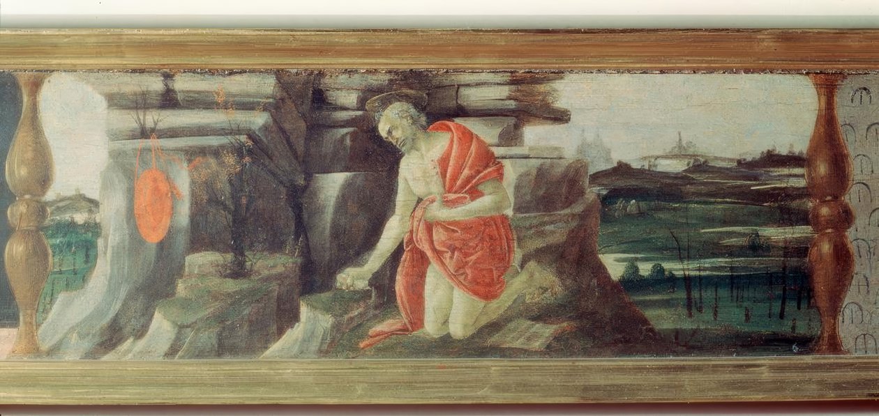 Sankt Hieronymus som en angrende af Sandro Botticelli