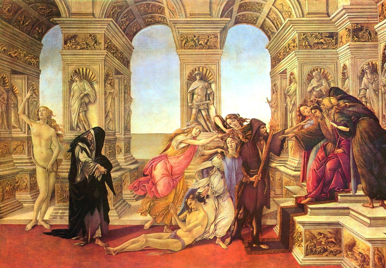Ærekrænkelsen af ​​Apelles af Sandro Botticelli