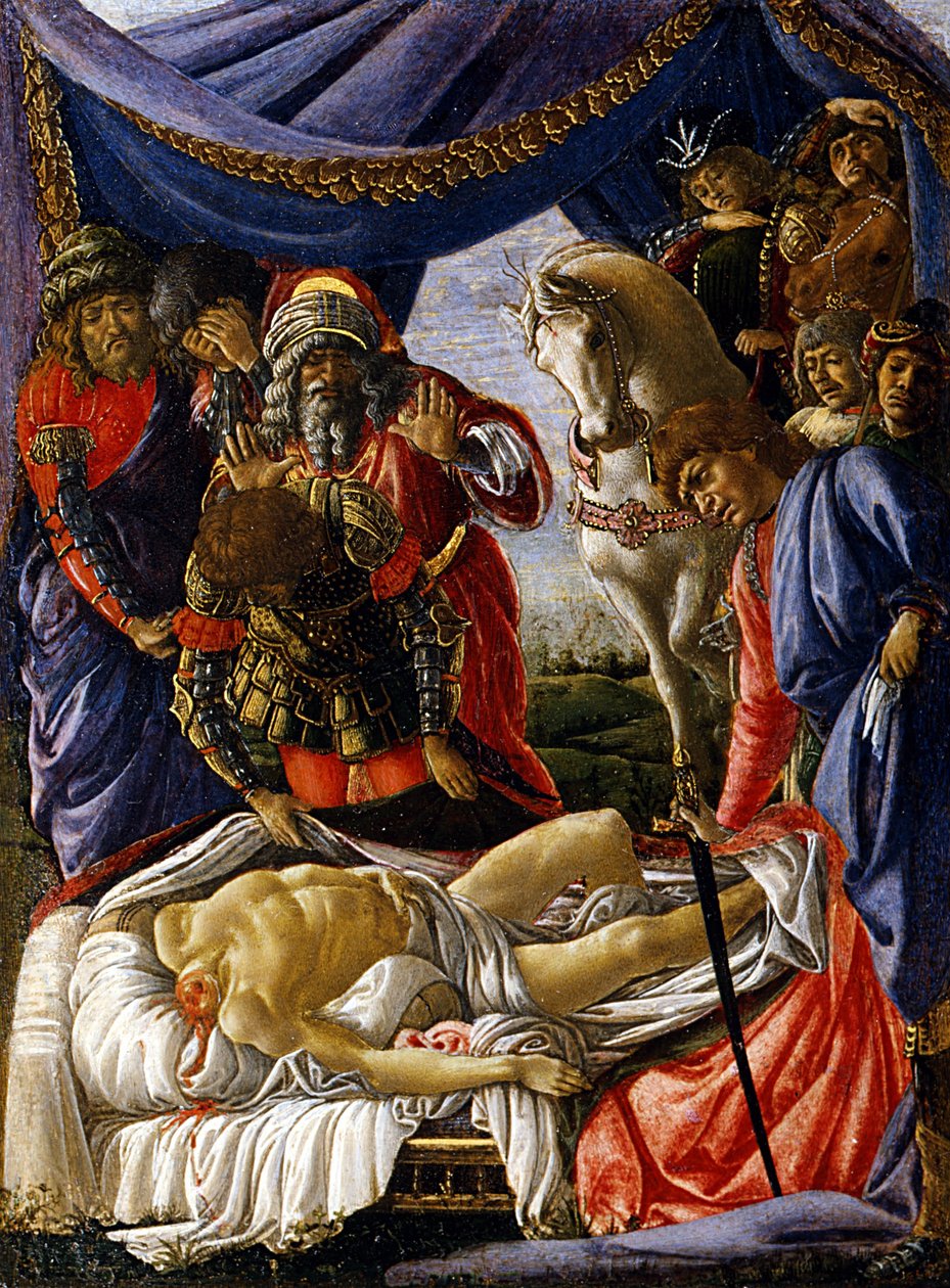 Opdagelsen af ​​liget af Holofernes og Judiths tilbagevenden af Sandro Botticelli