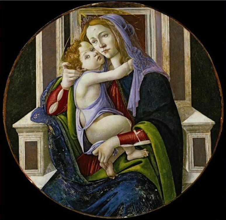 Madonna og barn af Sandro Botticelli