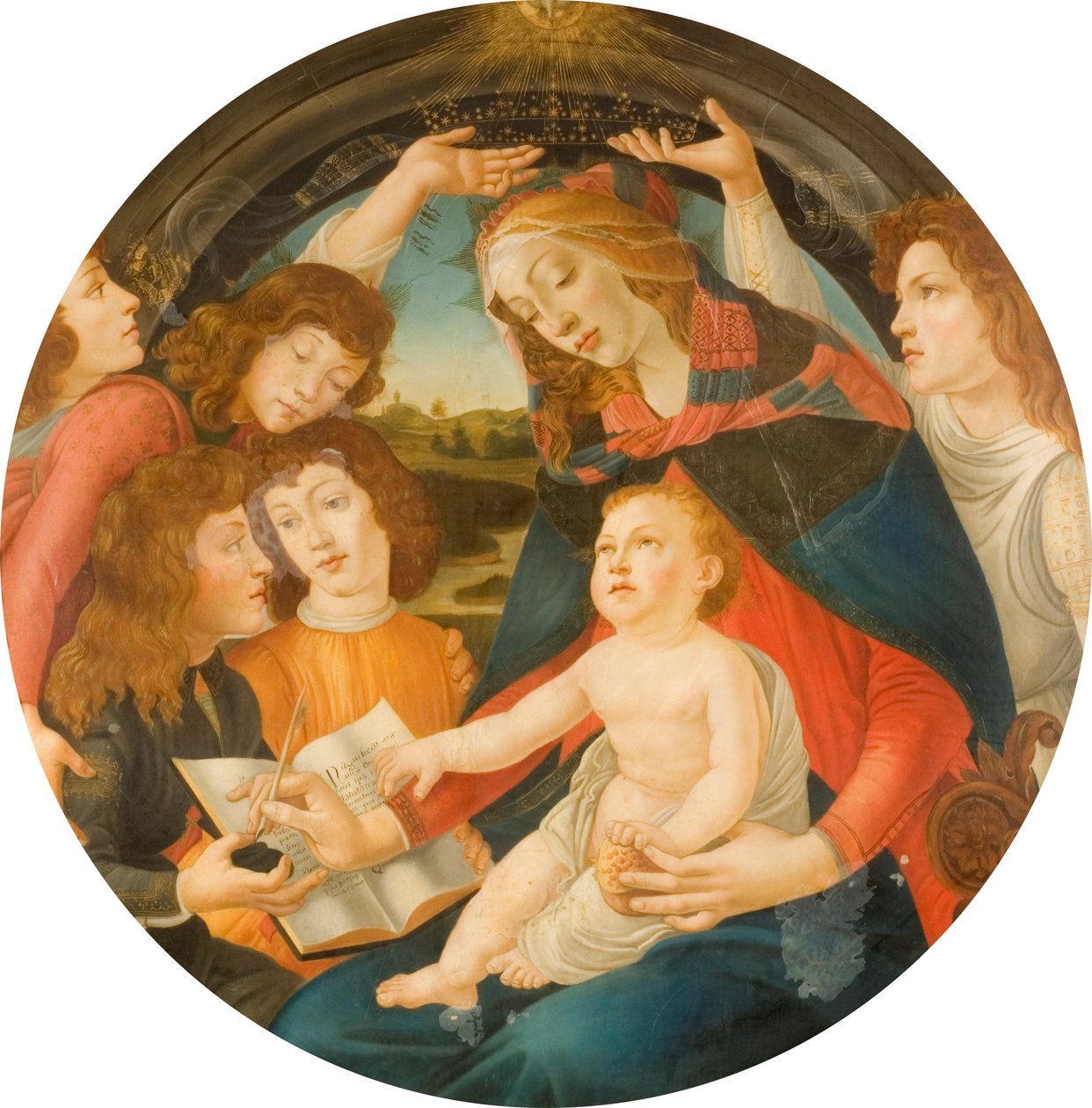 Madonna af Magnificat af Sandro Botticelli