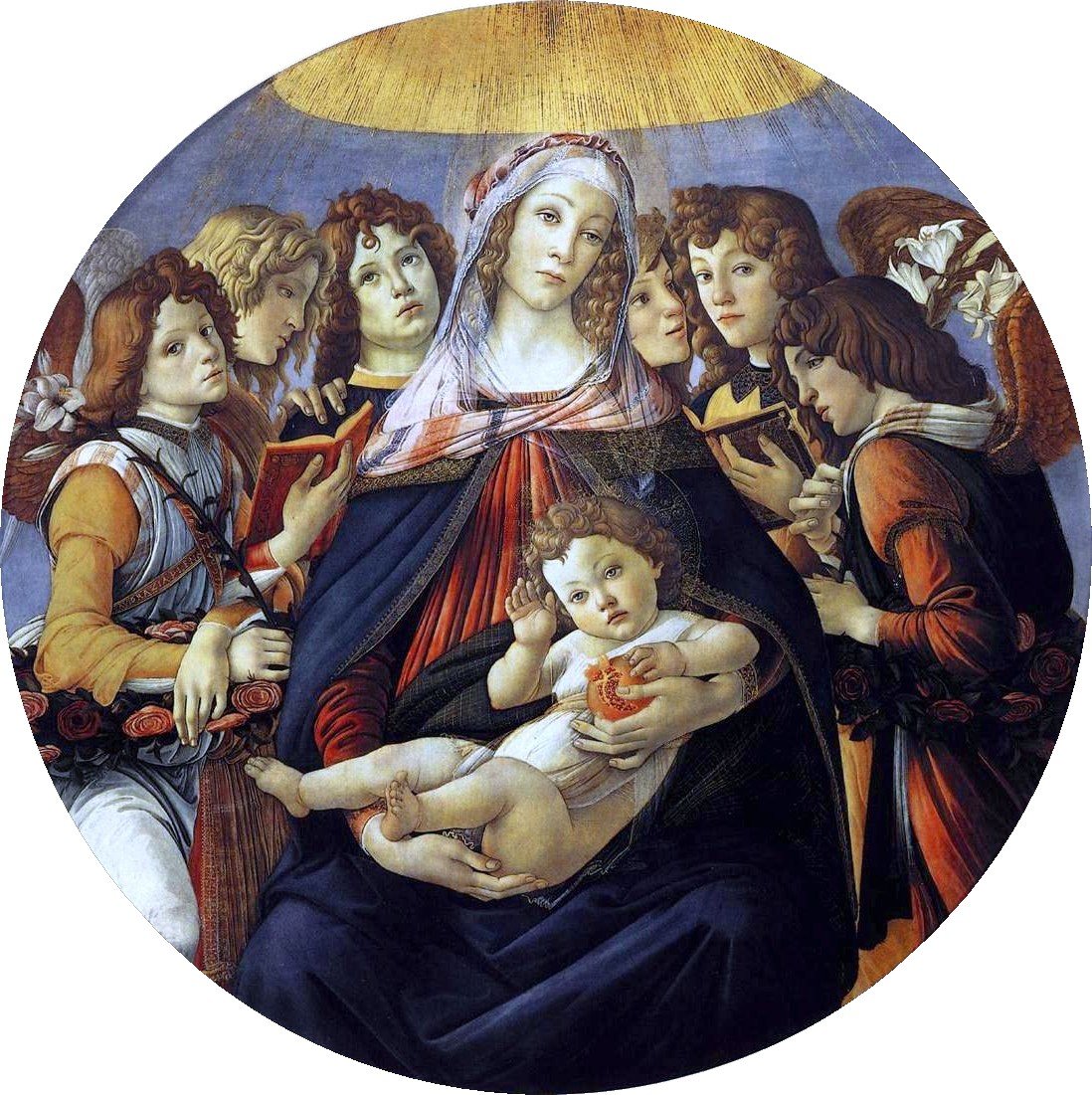 Madonna fra Granatæble af Sandro Botticelli