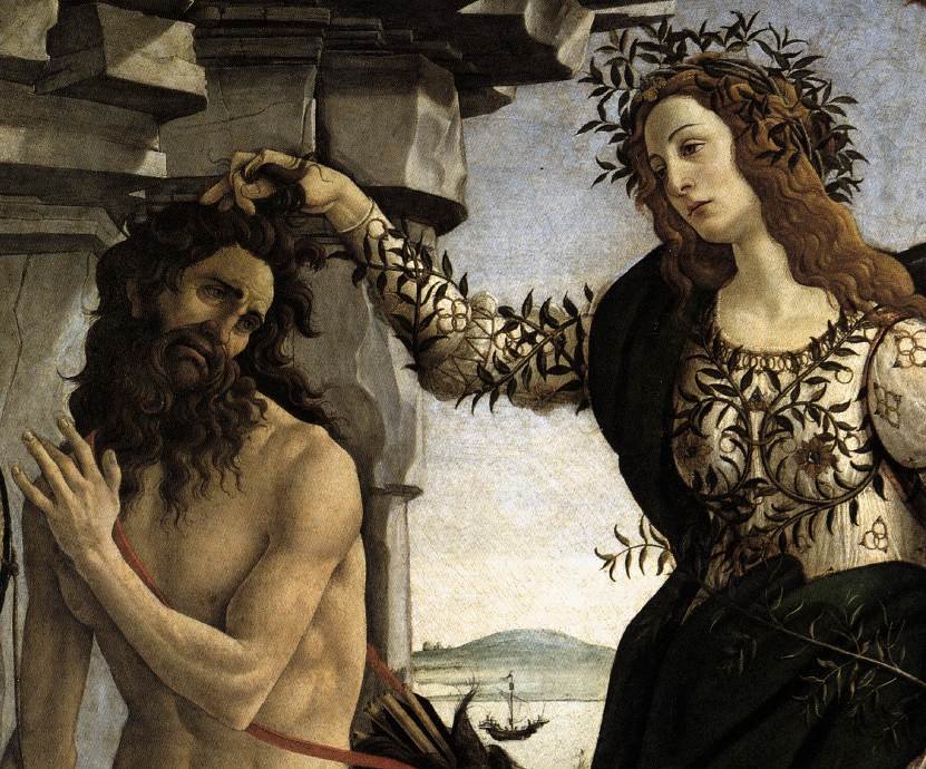 Pallas og kentauren af Sandro Botticelli