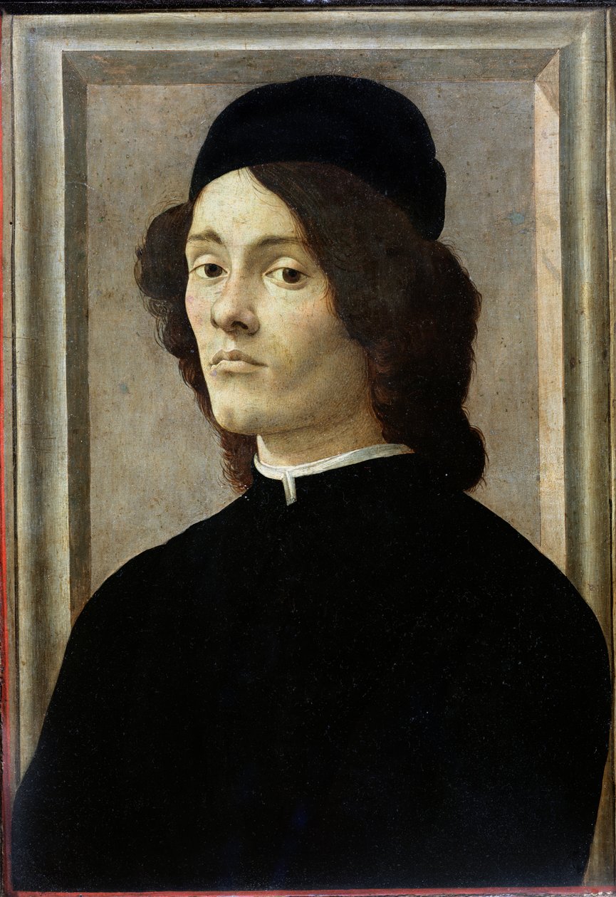 Portræt af en mand af Sandro Botticelli