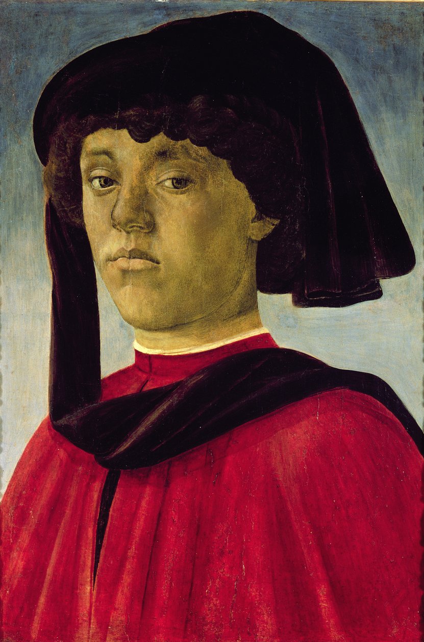 Portræt af en ung mand af Sandro Botticelli