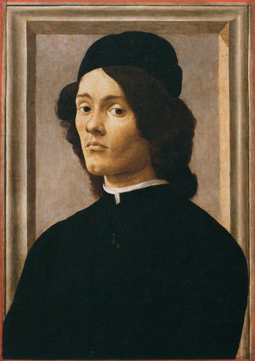 Portræt af en ungdom af Sandro Botticelli