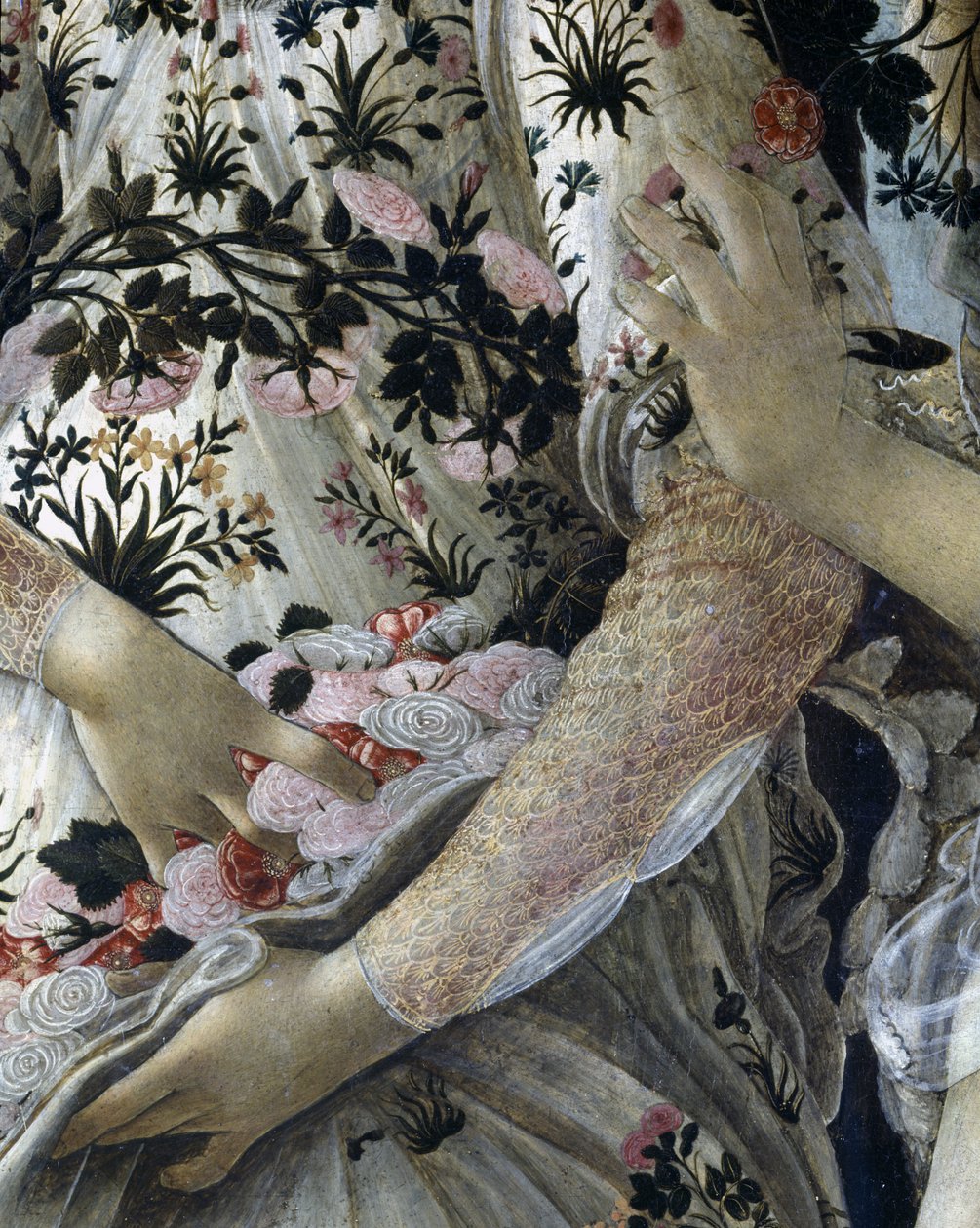 Primavera, ca. 1478, tempera på paneldetalje af 558 af Sandro Botticelli
