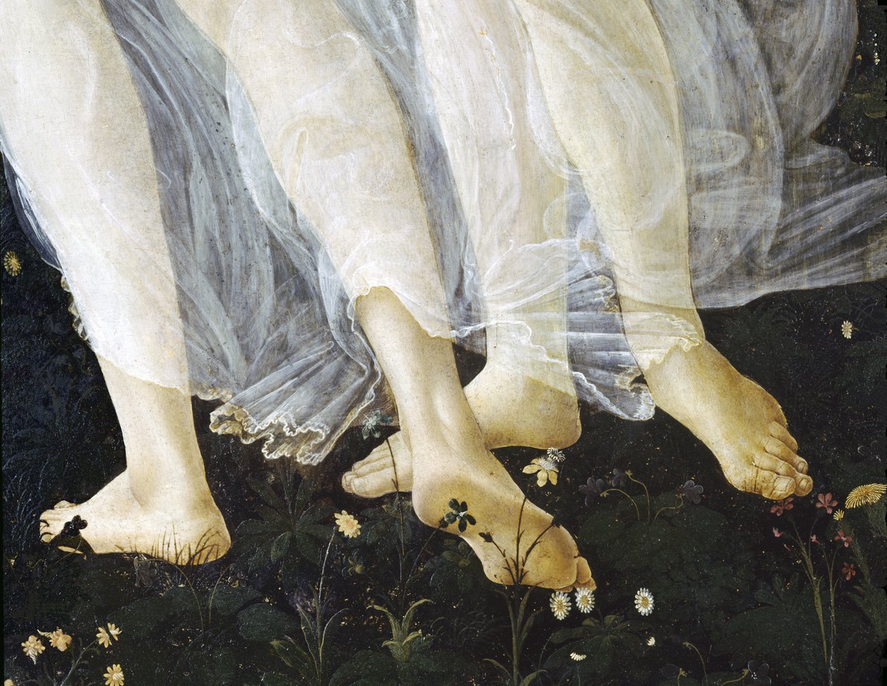 Primavera, ca. 1478, tempera på paneldetalje af 558 af Sandro Botticelli