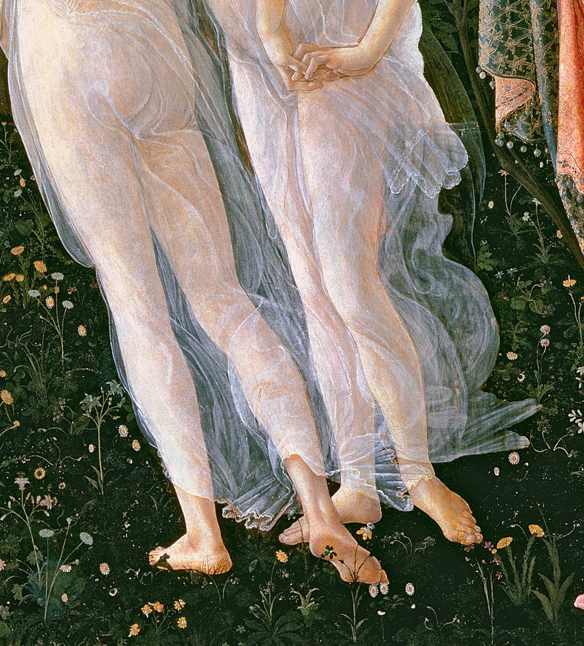 Primavera, ca. 1478, tempera på paneldetalje af 558 af Sandro Botticelli