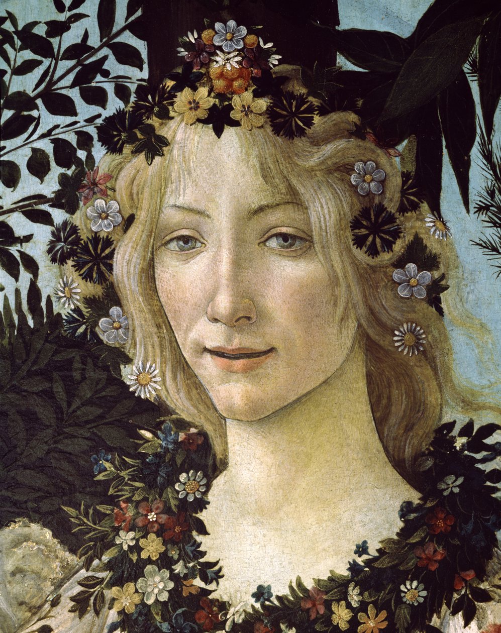 Primavera, ca. 1478, tempera på paneldetalje af 558 af Sandro Botticelli
