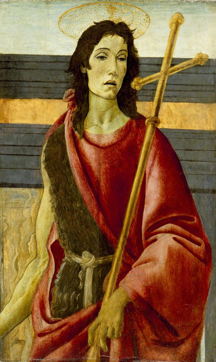 Johannes Døberen, ca. 1485 af Sandro Botticelli