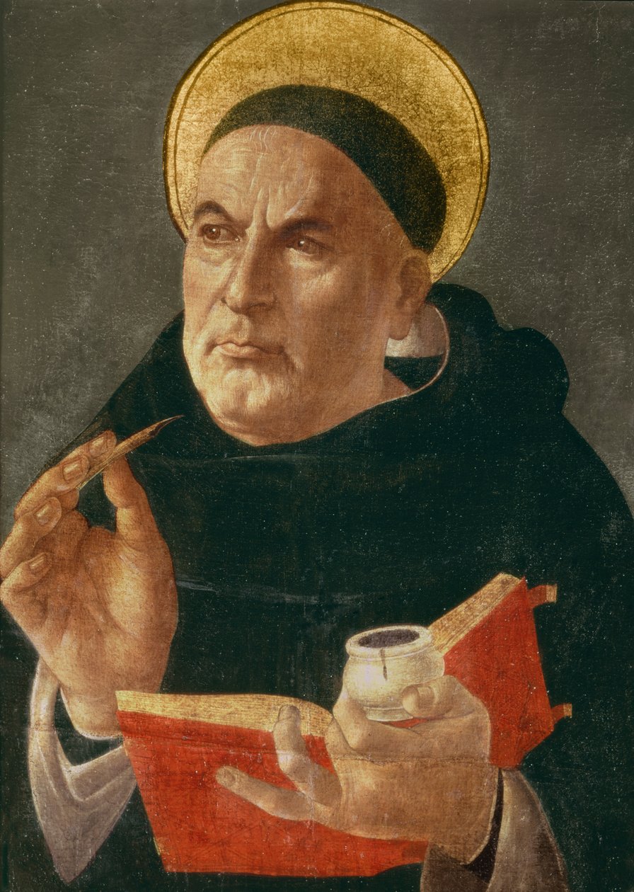 St.Thomas Aquinas af Sandro Botticelli
