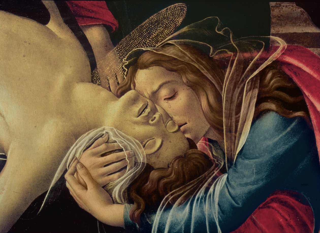 The Lamentation of Christ, ca. 1490 (detalje af 604) af Sandro Botticelli