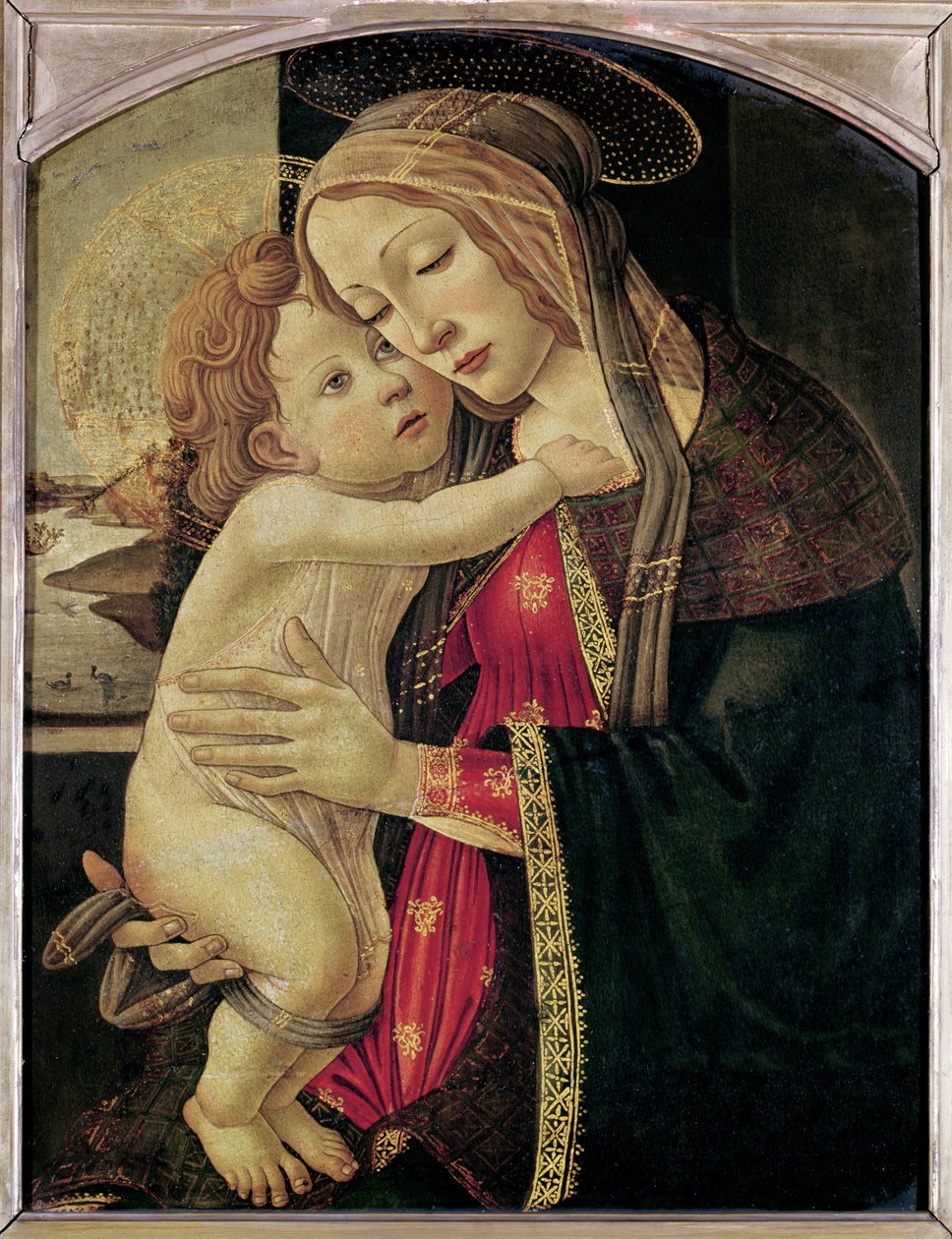 Jomfruen og Barnet, ca.1500 af Sandro Botticelli