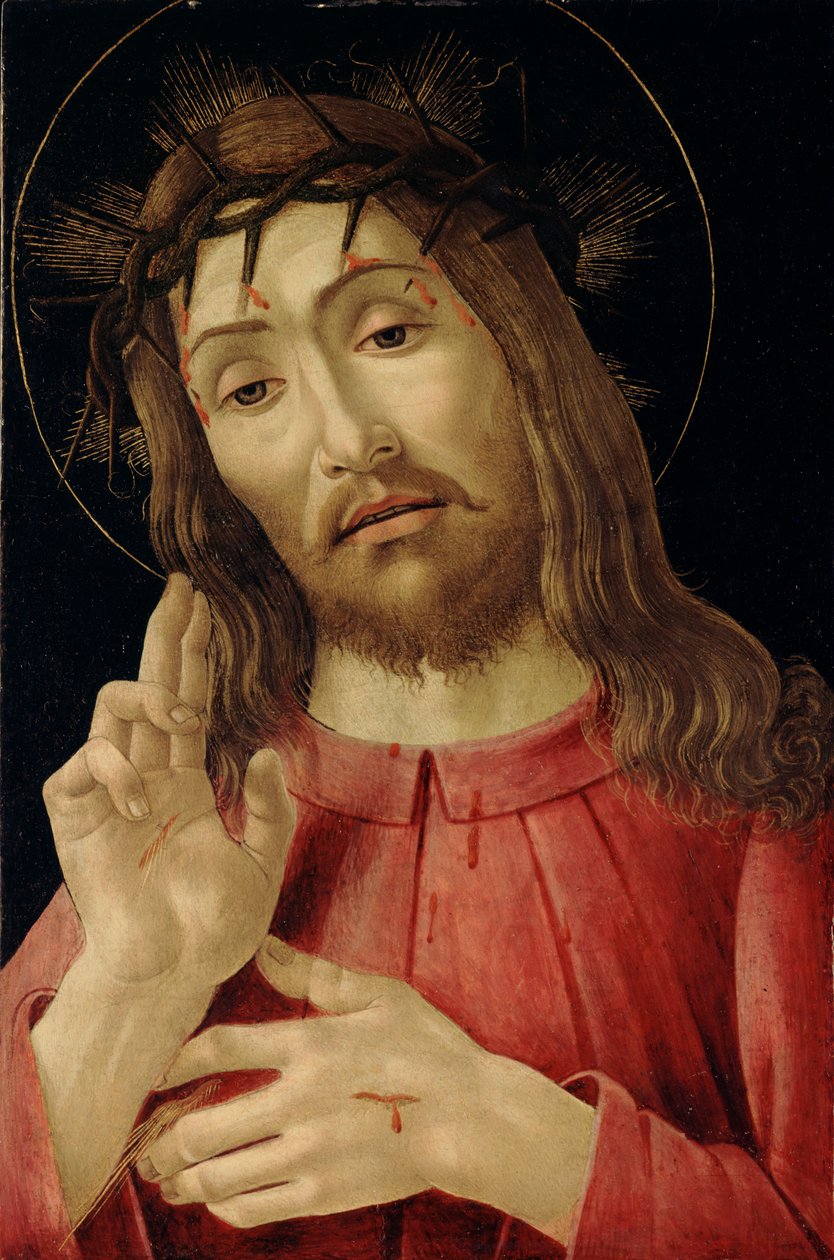 Den opstandne Kristus, ca. 1480 (maling på træpanel) af Sandro Botticelli