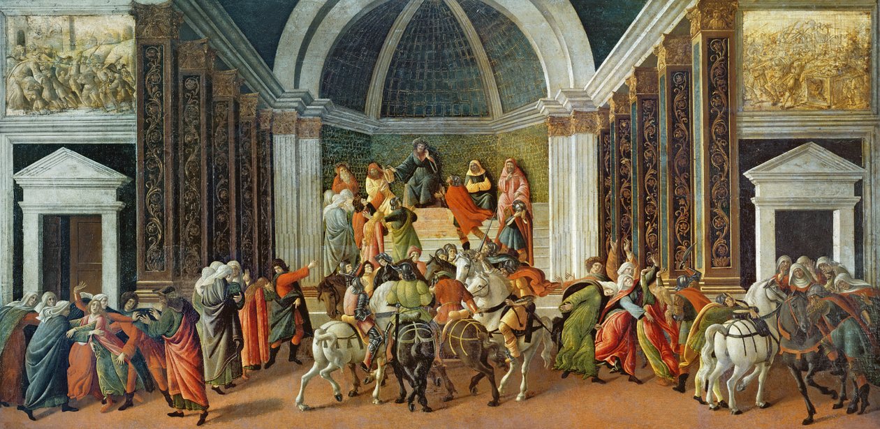 The Story of Virginia, ca. 1500 (tempera på panel) af Sandro Botticelli