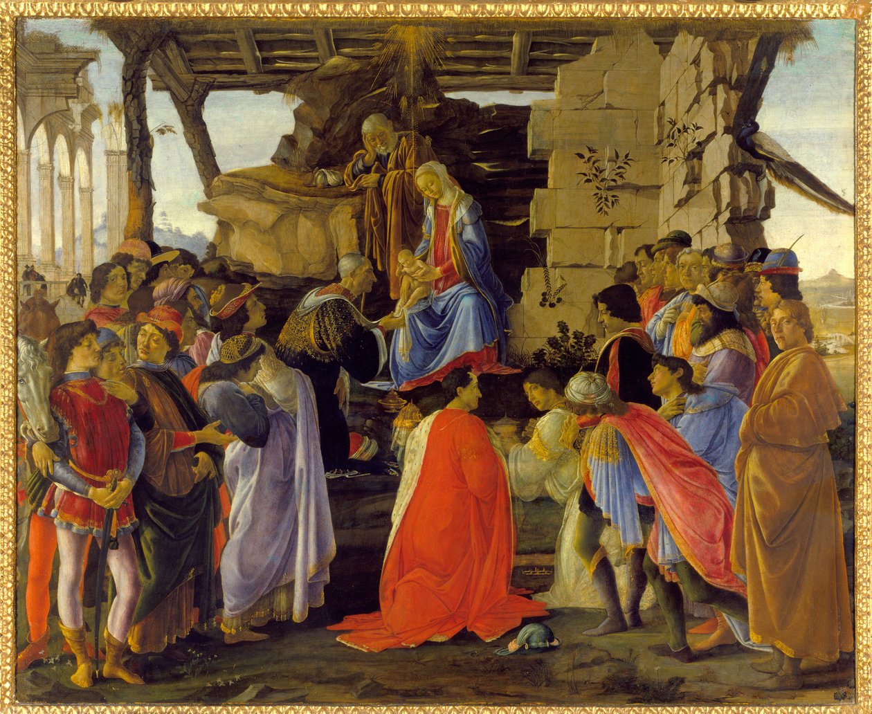 Tilbedelsen af magi af Sandro Botticelli
