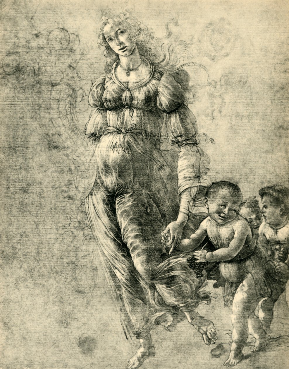 Overflod eller efterår, 1480-1485, 1943. af Sandro Botticelli