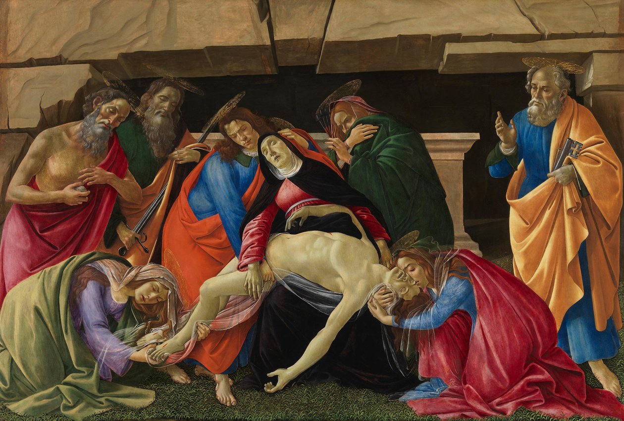 Kristi begrædning af Sandro Botticelli