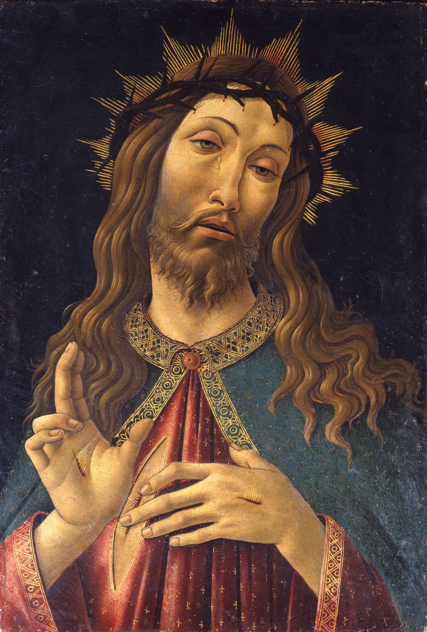 Kristus kronet med torne, ca. 1500 af Sandro Botticelli